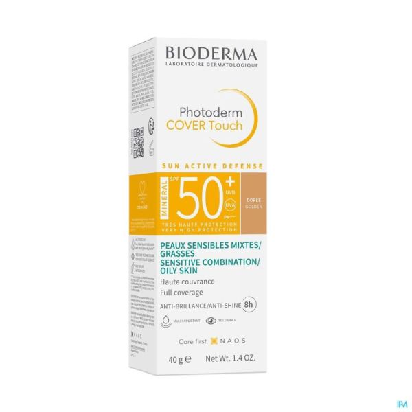 Bioderma Photoderm Cover Touch Min.ip50+ Doree 40g