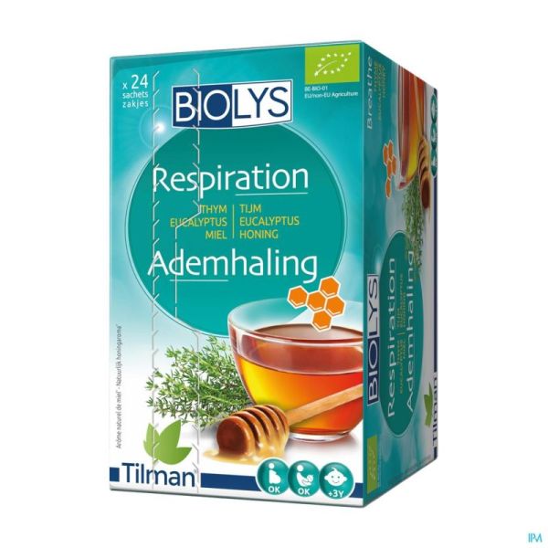 Biolys Thym Eucalyptus Miel 24 Infusettes