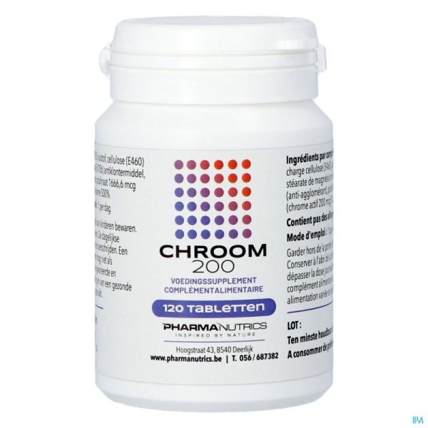 Chrome 200 Active Comp 120 Pharmanutrics