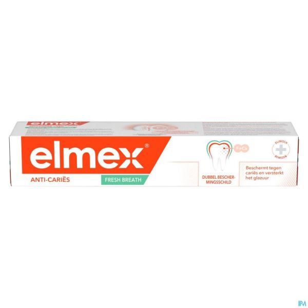 Elmex Anti caries Dentifrice Haleine Fraiche 75ml