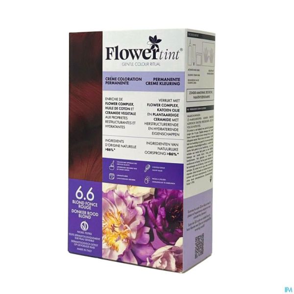 Flowertint Blond Fonce Rouge Intense 6.6 140ml