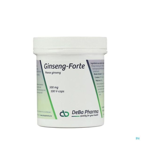 Ginseng Forte Deba 100 Comprimés 500 Mg