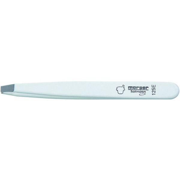 Mörser pince Topinox, point courbé, blanche N°125E