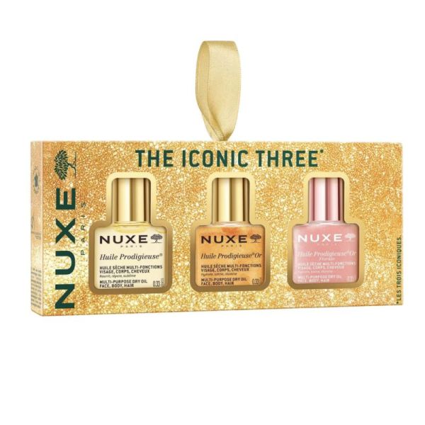 Nuxe Coffret Noel Huile Prodigieuse Les Trois Iconiques
