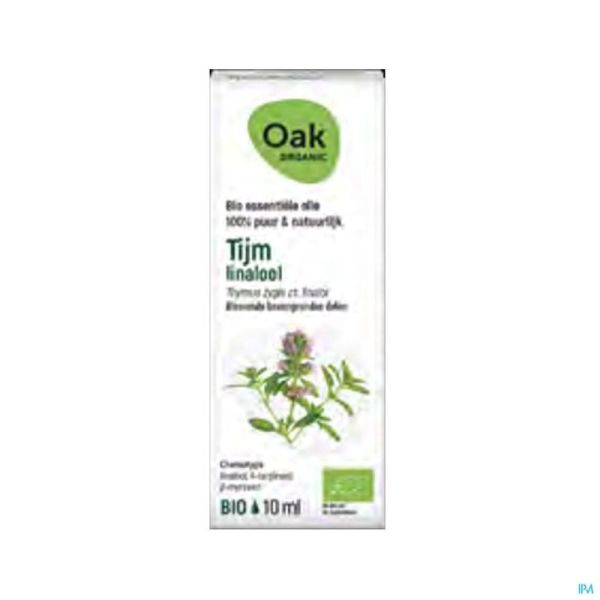 Oak Huile Essentielle de Thym Linalol 10ml Bio