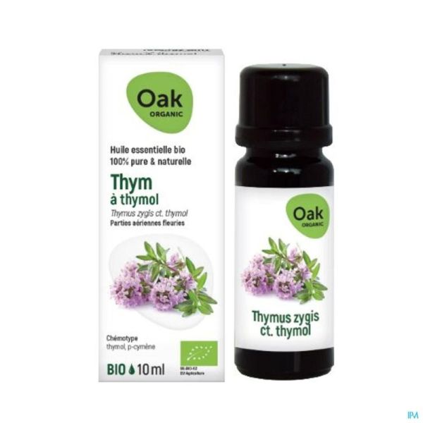 Oak Huile Essentielle de Thym Thymol 10ml Bio