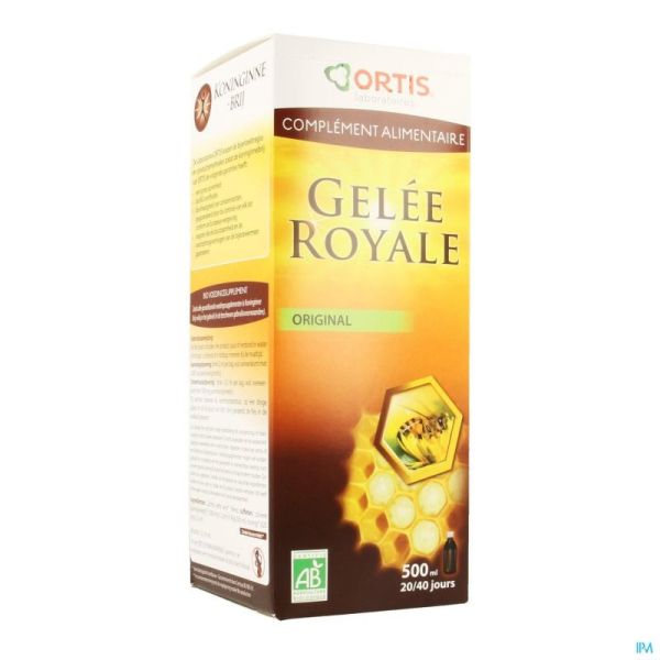 Ortis Gelee Royale Bio + Alcool 500 Ml