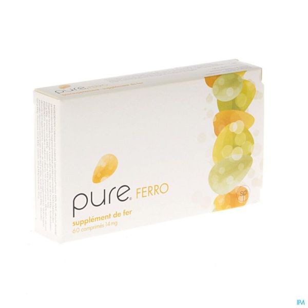 Pure Ferro Solid Pharma 60 Comprimés