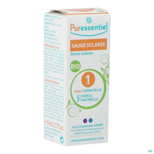 Puressentiel Expert Sauge Sclarée Bio Huile Essentielle