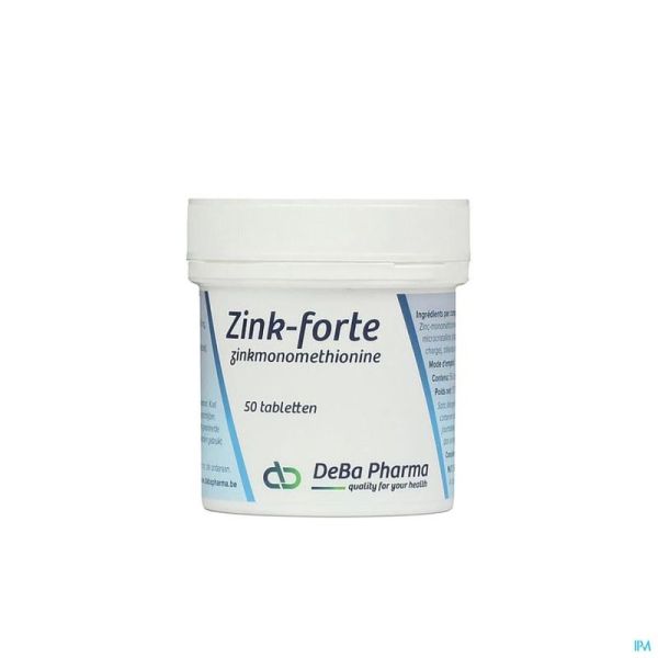 Zinc Forte Deba 50 Comprimés 45 Mg