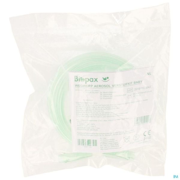 Biopax Aerosol Kit Jetable Bb (masq+nebul+tube 2m) HS50180