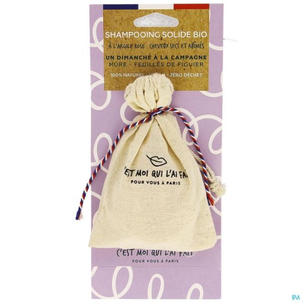 C'est Moi Qui L'ai Fait Shampooing Solide Argile Rose Bio 65g