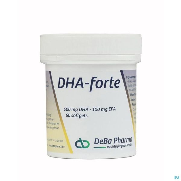 Dha-forte Deba 60 Gélules 500 Mg