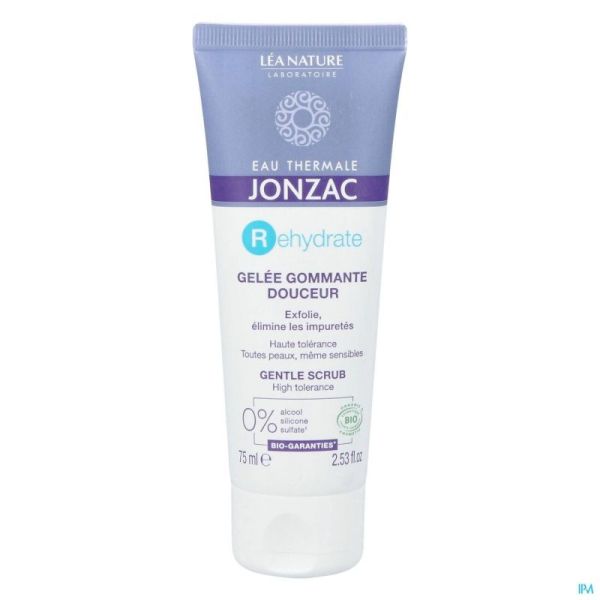 Jonzac Rehydrate Gommage Bio Creme Tube 75ml