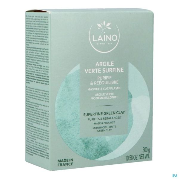 Laino Argile Poudre Surfine Verte Etui 300g