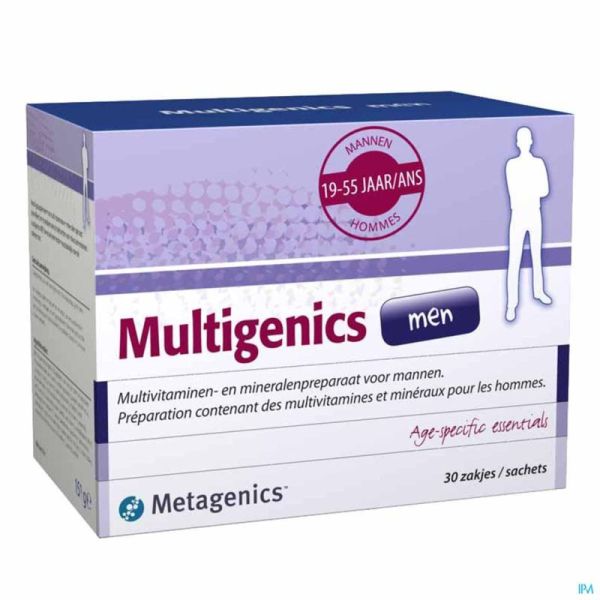 Multigenics Men Metagenics 30 Sachets