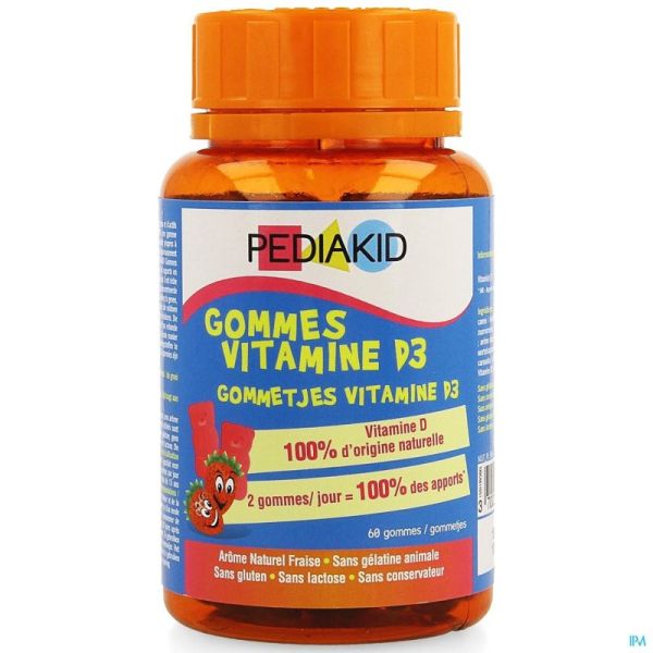 Pediakid Vitamines D3 Gommes 68