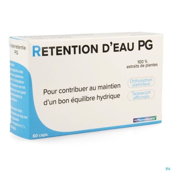 Pharmagenerix Retention D'eau Pg 60 Gélules