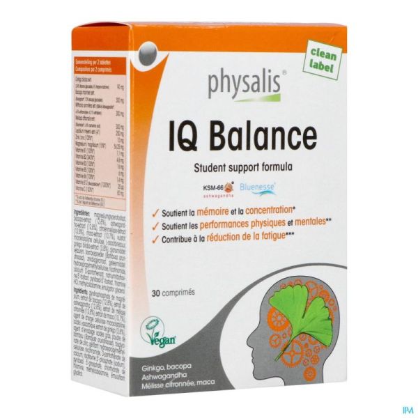 Physalis Iq Balance Comprimés 30