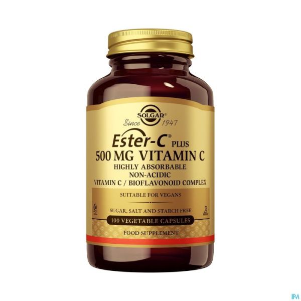 Solgar Ester-c Plus V-caps 100x500mg