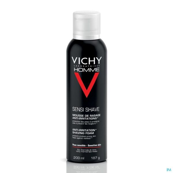 Vichy Homme Mousse à Raser Anti-irritations 200 Ml