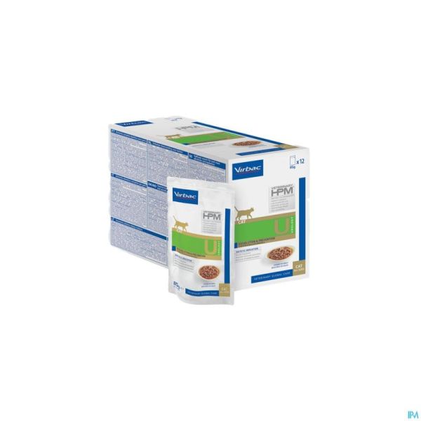 Virbac Hpm Urology Cat Humide Sach 12x85g