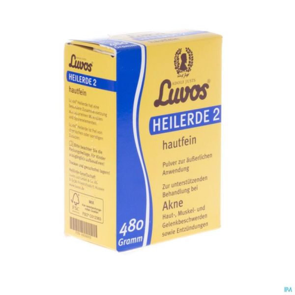 Adolf Justs Luvos Argile Med.peau Pdr 480g
