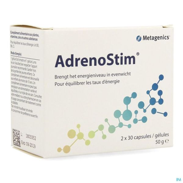 Adrenostim Metagenics 24 60 Gélules