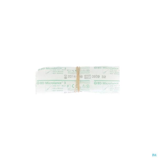 Aiguille Jet Bd Mic 21g1 1/2 0,8x40 10 Pièce 304