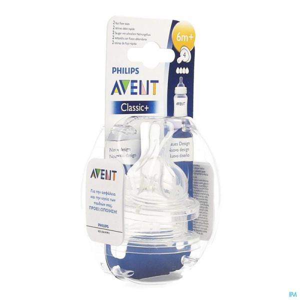 Philips AVENT Tétine Classic pour nouveau-né - 2 pièces