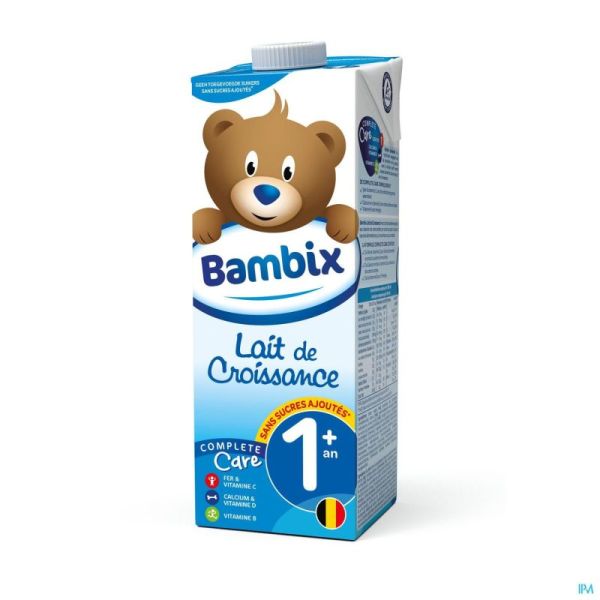 Bambix Lait Croissance Nature Age1+    Bouteille de 1l