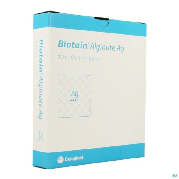 Biatain Alginate Ag 3760 10x10cm 10 Pièce