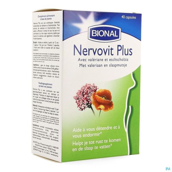 Bional Nerrvovit 40 Comprimés