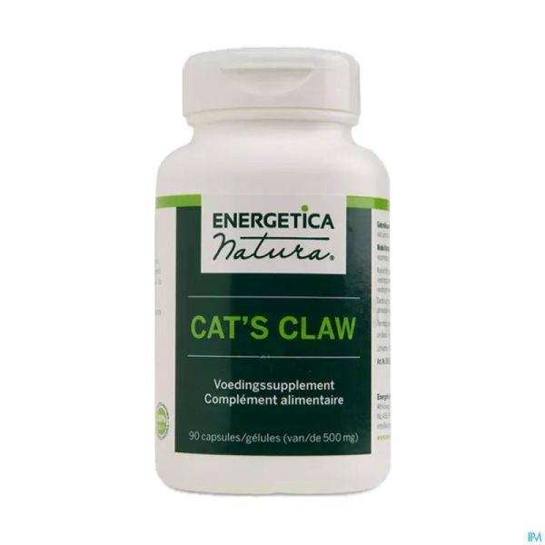 Cats Claw Energetica Caps 90x500mg