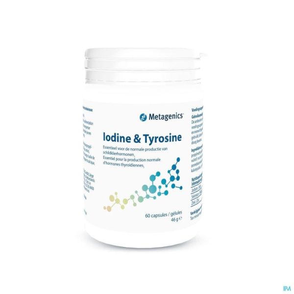 Iodine & Tyrosine V2 Gélules 60 26188 Metagenics