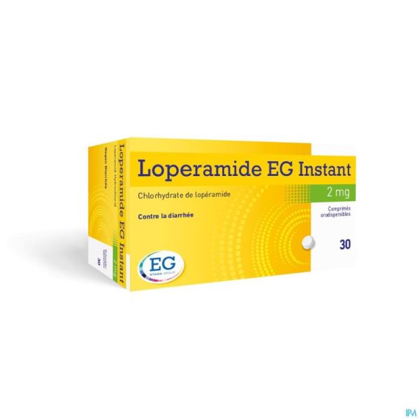 Loperamide EG Instant 2Mg Comprimés Orodispersibles 30