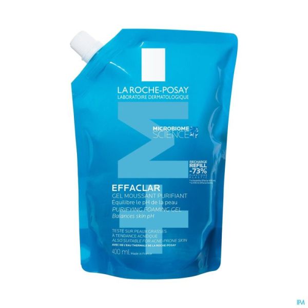 La Roche Posay Effaclar Gel Moussant Purifiant Recharge 400ml