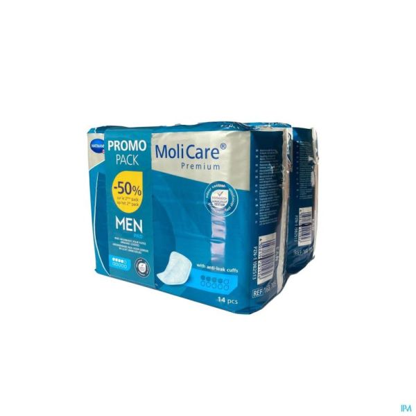 Molicare Premium Men Pad 4 Drops 2x14 Promopack