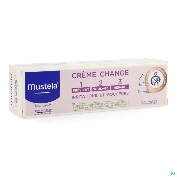 Mustela Bébé Crème pour le Change 1-2-3 50 Ml