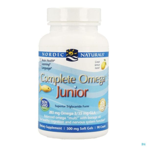 Nordic Omega3-6-9 Junior Softcaps 90