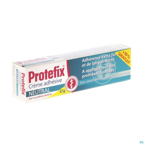 Protefix Crème Adhesive Neutral 40ml+4ml Grat.6674