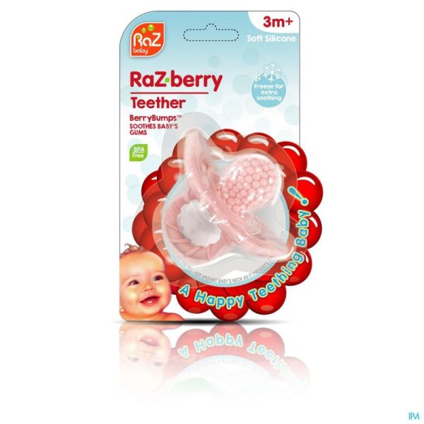 Raz Baby Anneau Dent Razberry Pink 1 Pièce