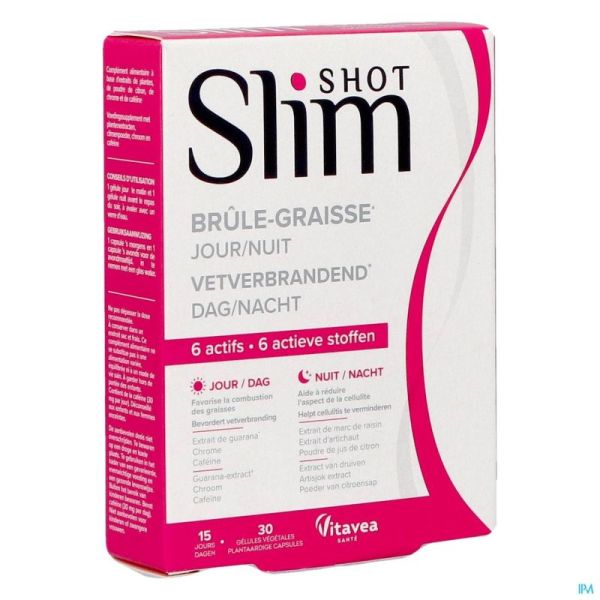Vitavea Slimshot Brule Graisse Jour/nuit Comprimés 30