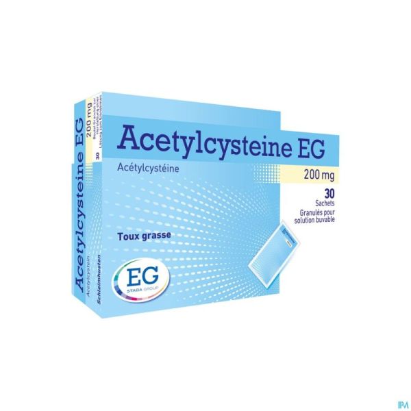 Acetylcysteine EG Sach 30X200Mg