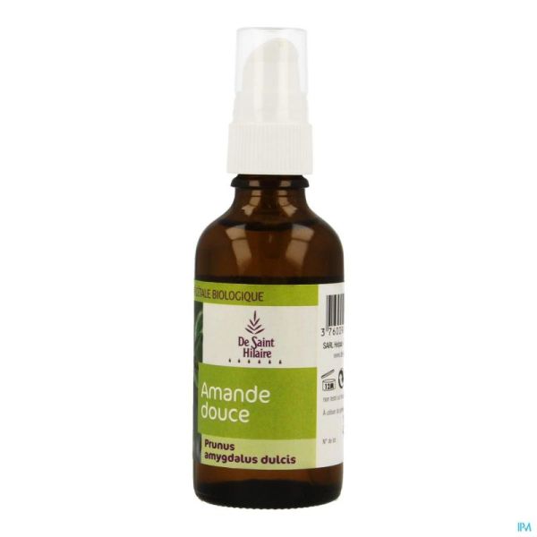 Amande Douce Huile Vegetale Flacon Pompe 50ml