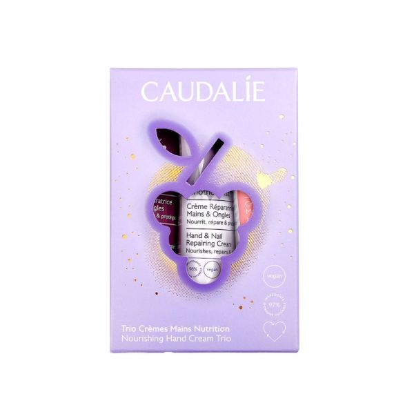 Caudalie Coffret de Noel Trio Crème pour les Mains 3 Produits Prix Permanent