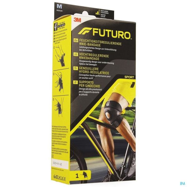Futuro Genouillère Hydro-régulatrice Medium Noir (38,1 > 43,2 Cm)
