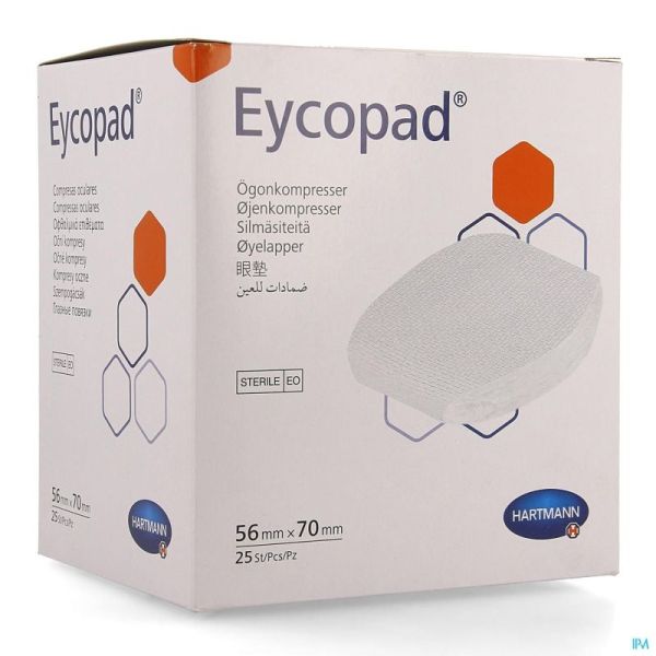 Hartmann Compresses Opht Stériles Eycopad 56x70 540