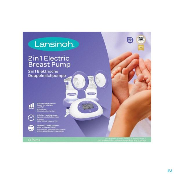 Lansinoh 2en1 Tire-lait Electrique Double