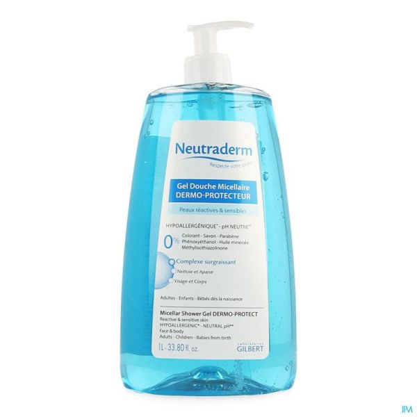 Neutraderm Gel Douche Micellaire 1l